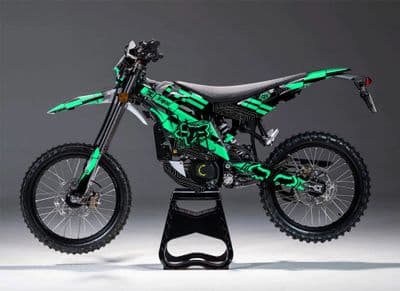 Sur-Ron Ultra Bee Graphics kit, Surron Decals, Surron wrap, Surron Sticker Kit EB287 LIGHT GREEN