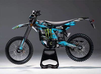 Sur-Ron Ultra Bee Graphics kit, Surron Decals, Surron wrap, Surron Sticker Kit EBIKE284 - LIGHT BLUE