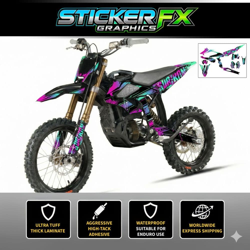 Hyper Bee Sticker Kit Surron Hyper Bee Sticker Kit Graphics Kit Decal Kit Wrap for EBIKE-562