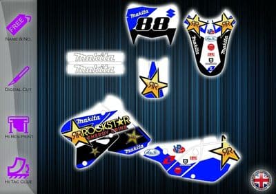 SUZUKI DRZ400 STICKERS - DRZ 400 GRAPHICS KIT DRZ DECALS - GRAPHICS KIT DRZ 400 - 254912253174