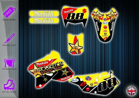 SUZUKI DRZ400 STICKERS - DRZ 400 GRAPHICS KIT DRZ DECALS - GRAPHICS KIT DRZ 400 - 254912253202
