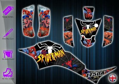 SUZUKI LT50A STICKERS - LT 50A GRAPHICS KIT - SUZUKI DECALS - LT50A GRAPHICS KIT - 254912251512