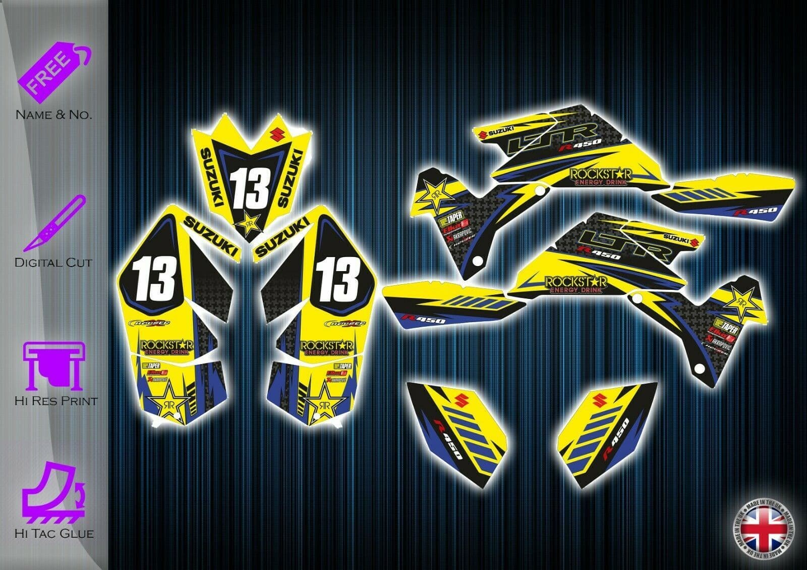 Kit Autocollant Complète Suzuki LTR 450 06-11
