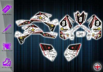SUZUKI LTR450 STICKERS - GRAPHICS KIT - DECALS - SUZUKI LTR 450 GRAPHICS KIT - 233938965484