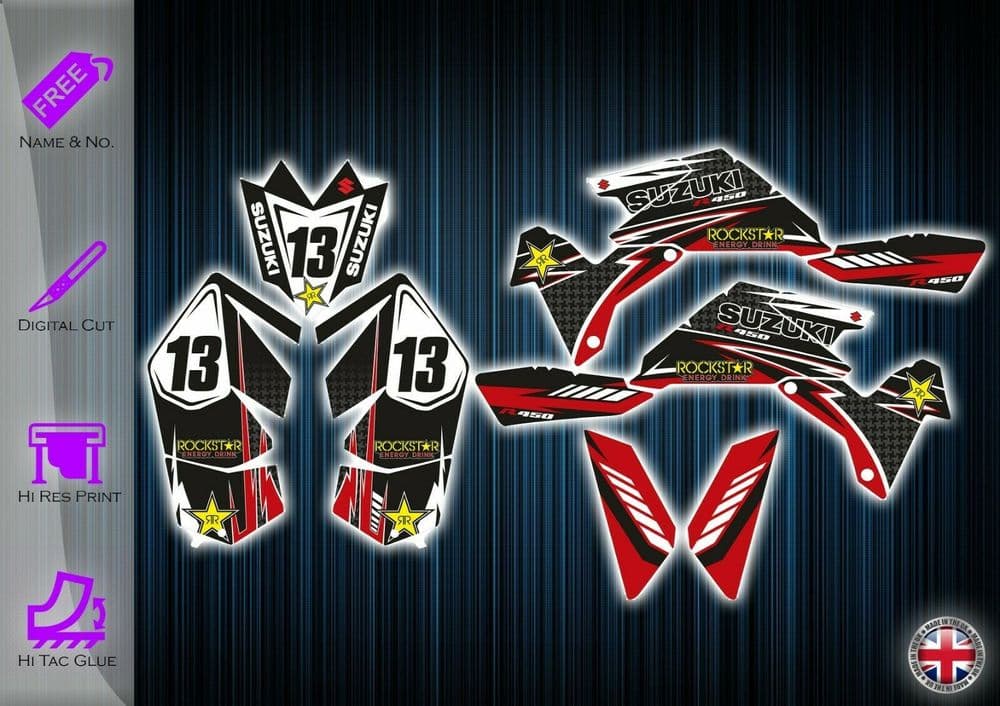 SUZUKI LTR450 STICKERS GRAPHICS KIT DECALS SUZUKI LTR 450