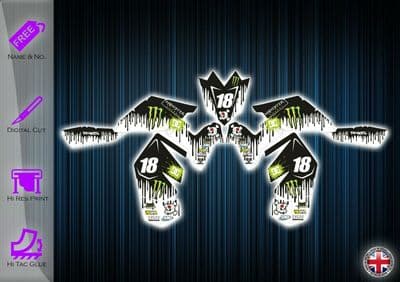 SUZUKI LTR450 STICKERS - GRAPHICS KIT - DECALS - SUZUKI LTR 450 GRAPHICS KIT - 254912251504