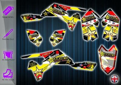 SUZUKI LTR450 STICKERS - GRAPHICS KIT - DECALS - SUZUKI LTR 450 GRAPHICS KIT - 254912251511