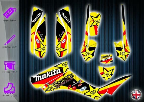 SUZUKI LTZ250 STICKERS - GRAPHICS KIT - DECALS - SUZUKI LTZ 250 GRAPHICS KIT