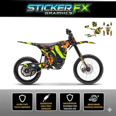 Talaria Komodo Sticker Kit, Graphics Kit, Decal Kit, Wrap for EBIKE544