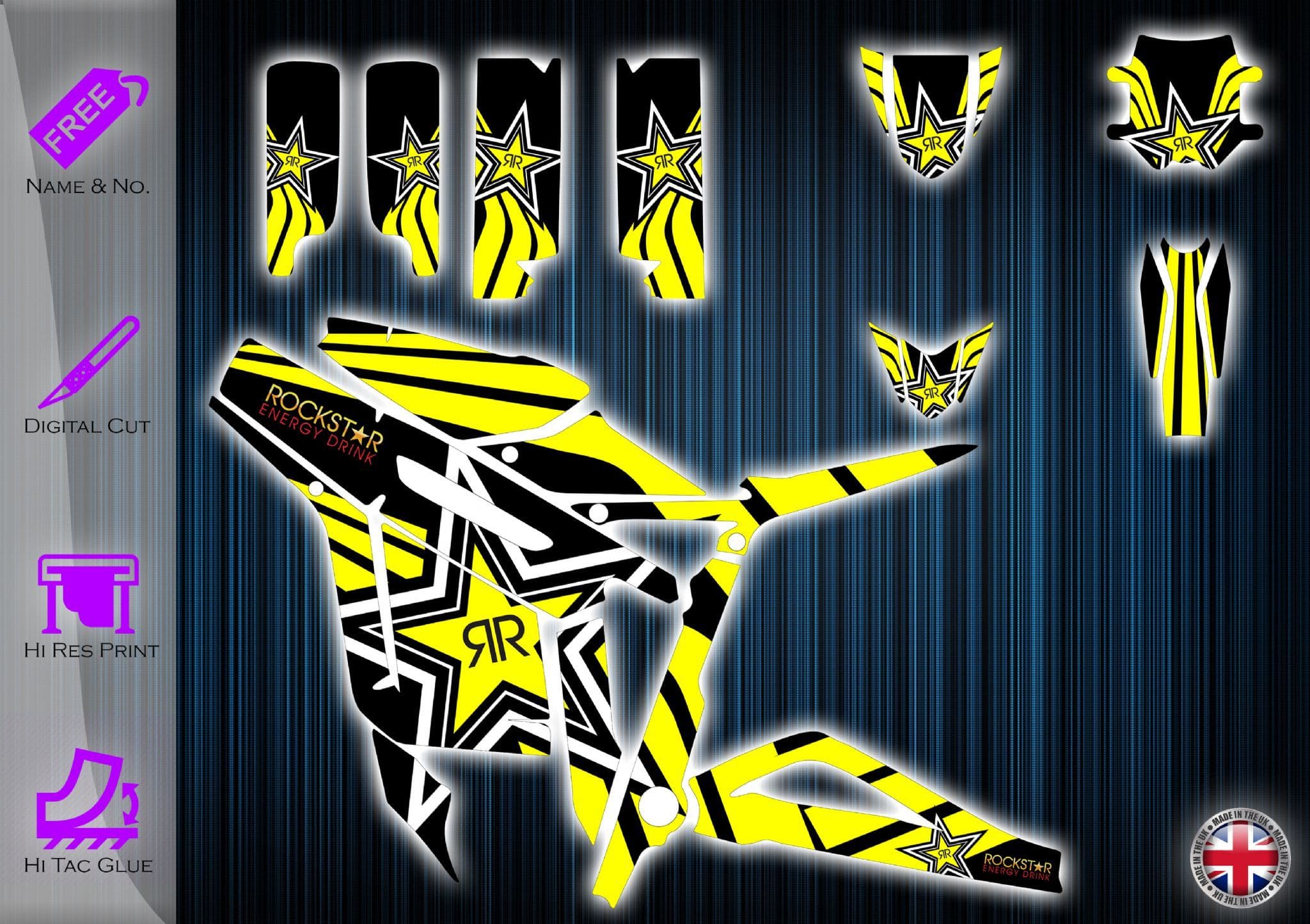 Talaria Sting Graphics kit Talaria sting Decals Talaria Sting wrap ...
