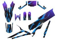 Talaria XXX Graphics kit, Talaria X3 Decals, Talaria 3X wrap, Talaria  Sticker Kit  XXX EBIKE235