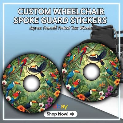 Tropical Paradise Parrot Wheel Cover wheel122