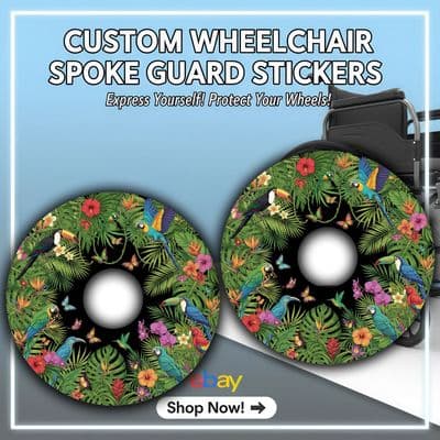 Tropical Paradise Parrots wheel119