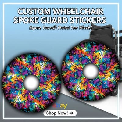 Vibrant Graffiti Art Wheel Spoke Guards wheel96