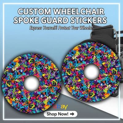 Vibrant Graffiti Burst Spoke Guards wheel91