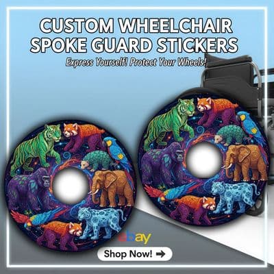 Vibrant Jungle Animal Wheel Art wheel110