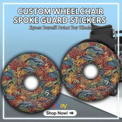 Vibrant Ocean Reef with Dolphins & Turtles wheel126