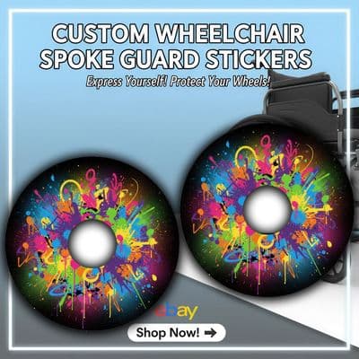 Vibrant Splash Art Wheel Spoke Guards wheel79