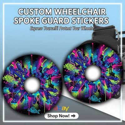 Vibrant Urban Graffiti Spoke Guard wheel75