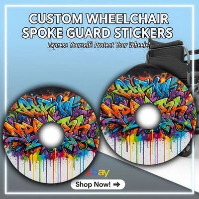 Vibrant Urban Graffiti Spoke Guard wheel87