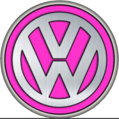 VW PINK 4x4 Spare Wheel Cover DECAL STICKER