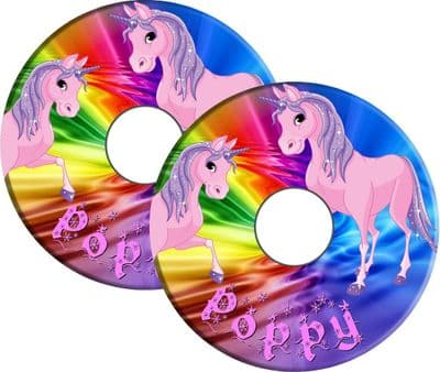 Wheelchair PLASTIC SPOKE GUARDS Chrome wheel design Personalised name designs - 253897609505