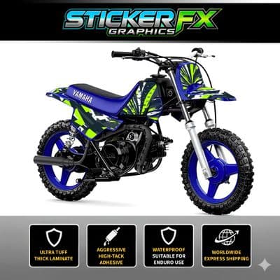 Yamaha PW50 Sticker Kit, Graphics Kit, Decal Kit, Wrap pdmx46