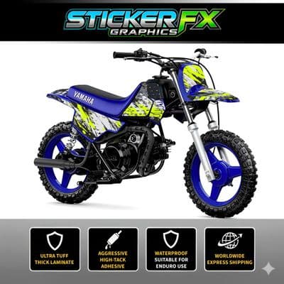 Yamaha PW50 Sticker Kit, Graphics Kit, Decal Kit, Wrap pdmx47