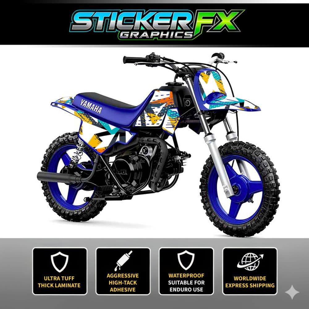 Yamaha PW50 Sticker Kit Graphics Kit Decal Kit Wrap pdmx48