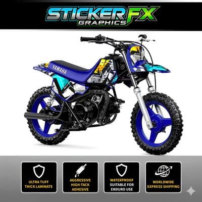 Yamaha PW50 Sticker Kit, Graphics Kit, Decal Kit, Wrap pdmx49
