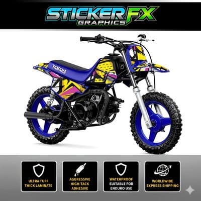 Yamaha PW50 Sticker Kit, Graphics Kit, Decal Kit, Wrap pdmx50