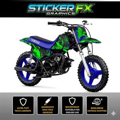 Yamaha PW50 Sticker Kit, Graphics Kit, Decal Kit, Wrap pdmx59