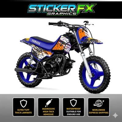 Yamaha PW50 Sticker Kit, Graphics Kit, Decal Kit, Wrap pdmx60