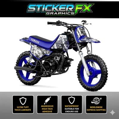 Yamaha PW50 Sticker Kit, Graphics Kit, Decal Kit, Wrap pdmx61
