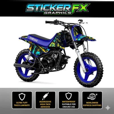 Yamaha PW50 Sticker Kit, Graphics Kit, Decal Kit, Wrap pdmx62