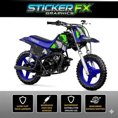 Yamaha PW50 Sticker Kit, Graphics Kit, Decal Kit, Wrap pdmx66