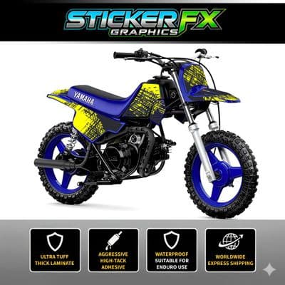 Yamaha PW50 Sticker Kit, Graphics Kit, Decal Kit, Wrap pdmx68