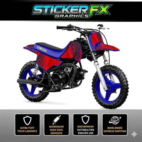 Yamaha PW50 Sticker Kit, Graphics Kit, Decal Kit, Wrap pdmx69