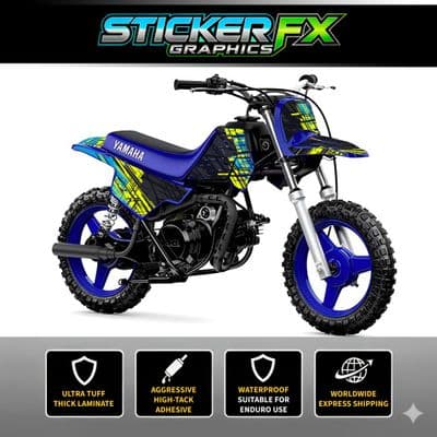 Yamaha PW50 Sticker Kit, Graphics Kit, Decal Kit, Wrap pdmx70