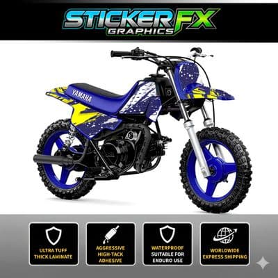 Yamaha PW50 Sticker Kit, Graphics Kit, Decal Kit, Wrap pdmx71