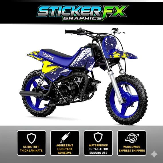 Yamaha PW50 Sticker Kit, Graphics Kit, Decal Kit, Wrap pdmx71