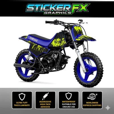 Yamaha PW50 Sticker Kit, Graphics Kit, Decal Kit, Wrap pdmx73