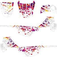 Yamaha PW50 Sticker Kit, Graphics Kit, Decal Kit, Wrap pdmx74