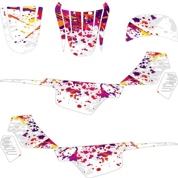 Yamaha PW50 Sticker Kit Graphics Kit Decal Kit Wrap pdmx74