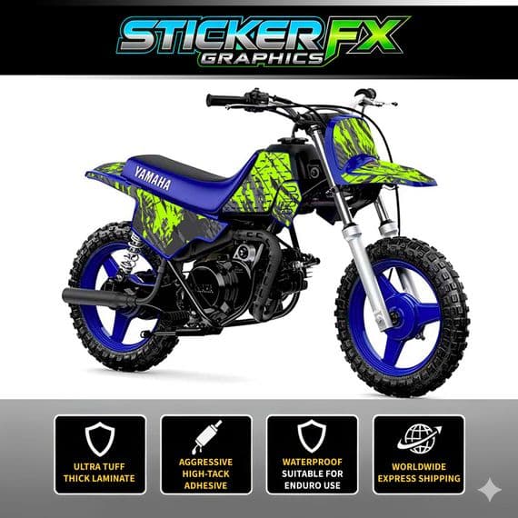 Yamaha PW50 Sticker Kit, Graphics Kit, Decal Kit, Wrap pdmx78