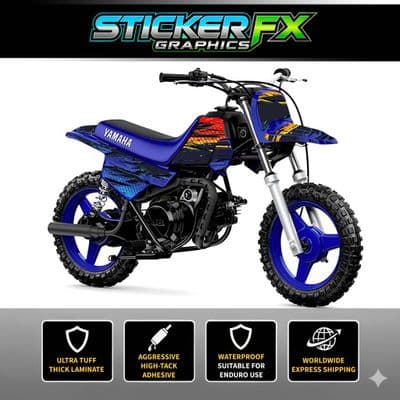 Yamaha PW50 Sticker Kit, Graphics Kit, Decal Kit, Wrap pdmx80