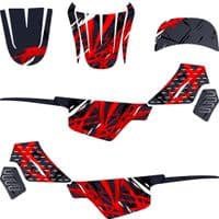 Yamaha PW50 Sticker Kit, Graphics Kit, Decal Kit, Wrap pdmx82
