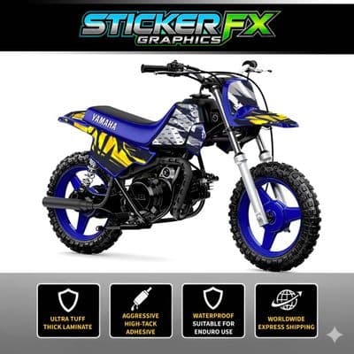 Yamaha PW50 Sticker Kit, Graphics Kit, Decal Kit, Wrap pdmx83