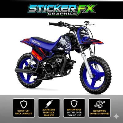 Yamaha PW50 Sticker Kit, Graphics Kit, Decal Kit, Wrap pdmx84
