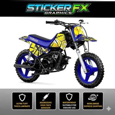 Yamaha PW50 Sticker Kit, Graphics Kit, Decal Kit, Wrap pdmx85